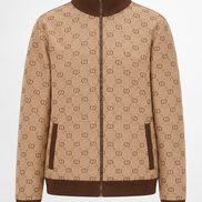 Gucci Beige and Brown GG Monogram Track Set 