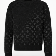 Louis Vuitton Black Gradient Monogram Fil Coupé Sweatshirt 