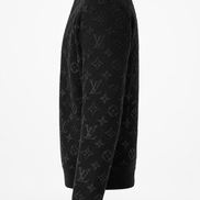 Louis Vuitton Black Gradient Monogram Fil Coupé Sweatshirt 
