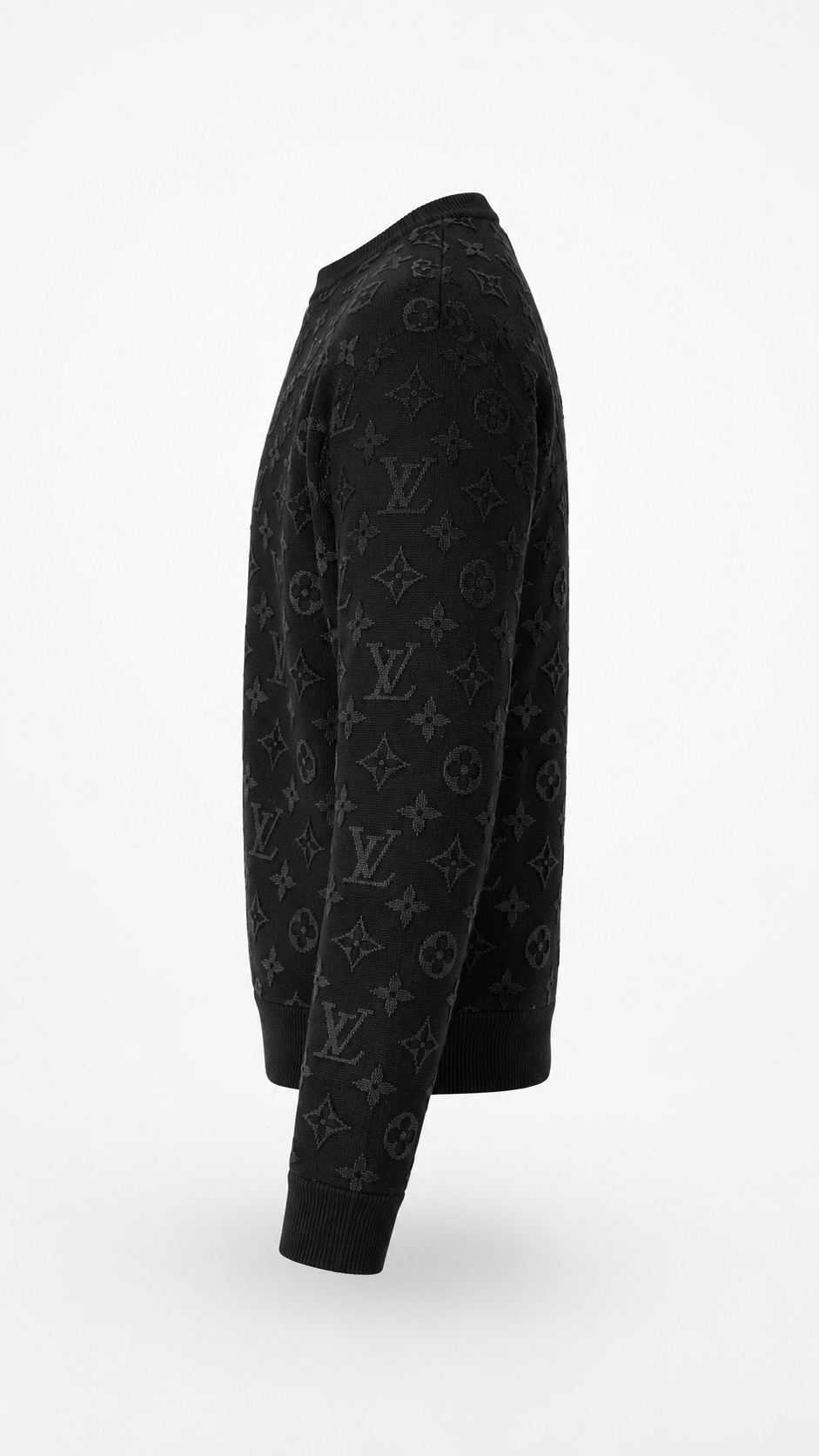 Louis Vuitton Black Gradient Monogram Fil Coupé Sweatshirt 