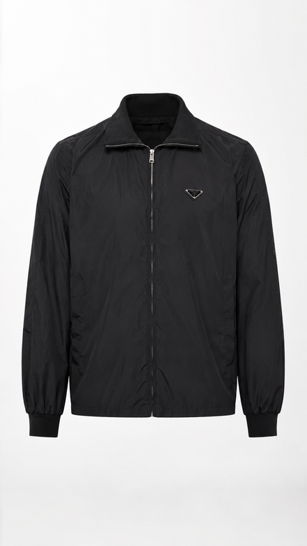 Prada Silk Trim Track Jacket "Unworn"