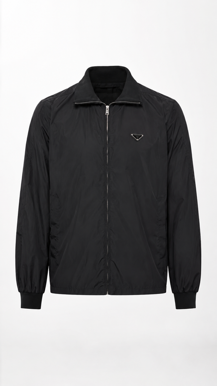 Prada Silk Trim Track Jacket "Unworn"