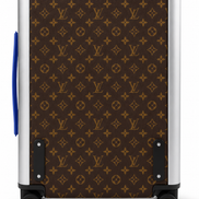 Louis Vuitton Horizon 55 Monogram Macassar Cobalt Blue Rolling Cabin Suitcase 