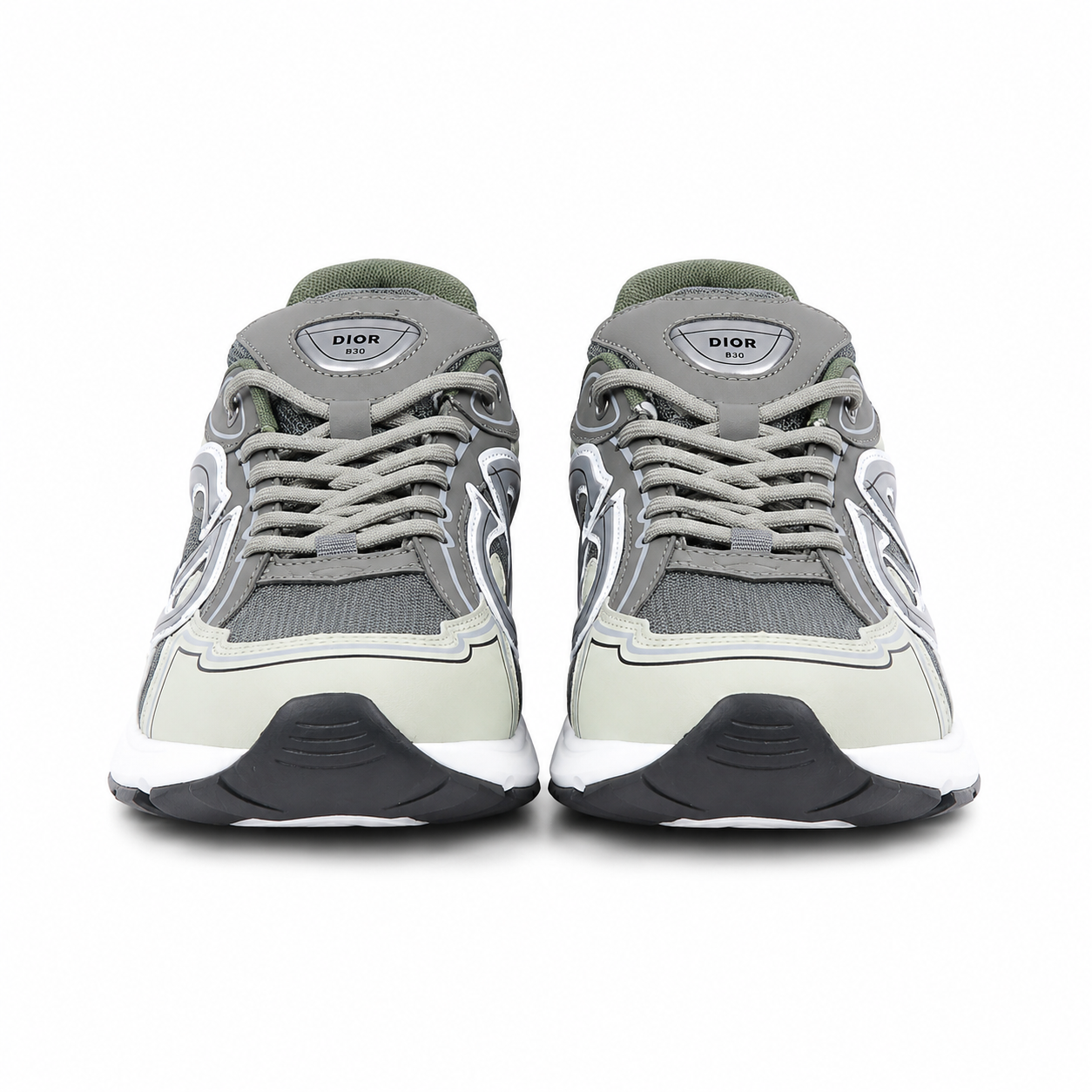 Dior B30 Technical Mesh and Leather Low-Top Running Sneakers 