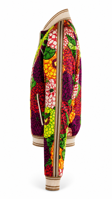 Gucci Botanical Floral Print Track Jacket (Pre-Loved)