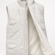 White Louis Vuitton Snowfall Gilet 