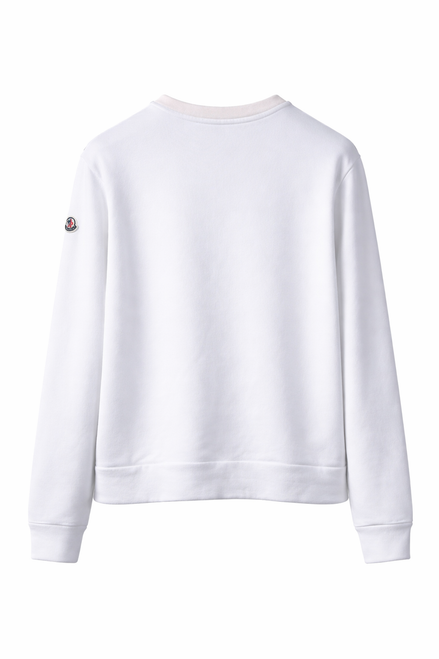 Moncler Face Sketch Portrait Graphic Sweatshirt (Pre-Loved)