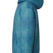 Louis Vuitton 2054 Monogram 3D Blue Hoodie 