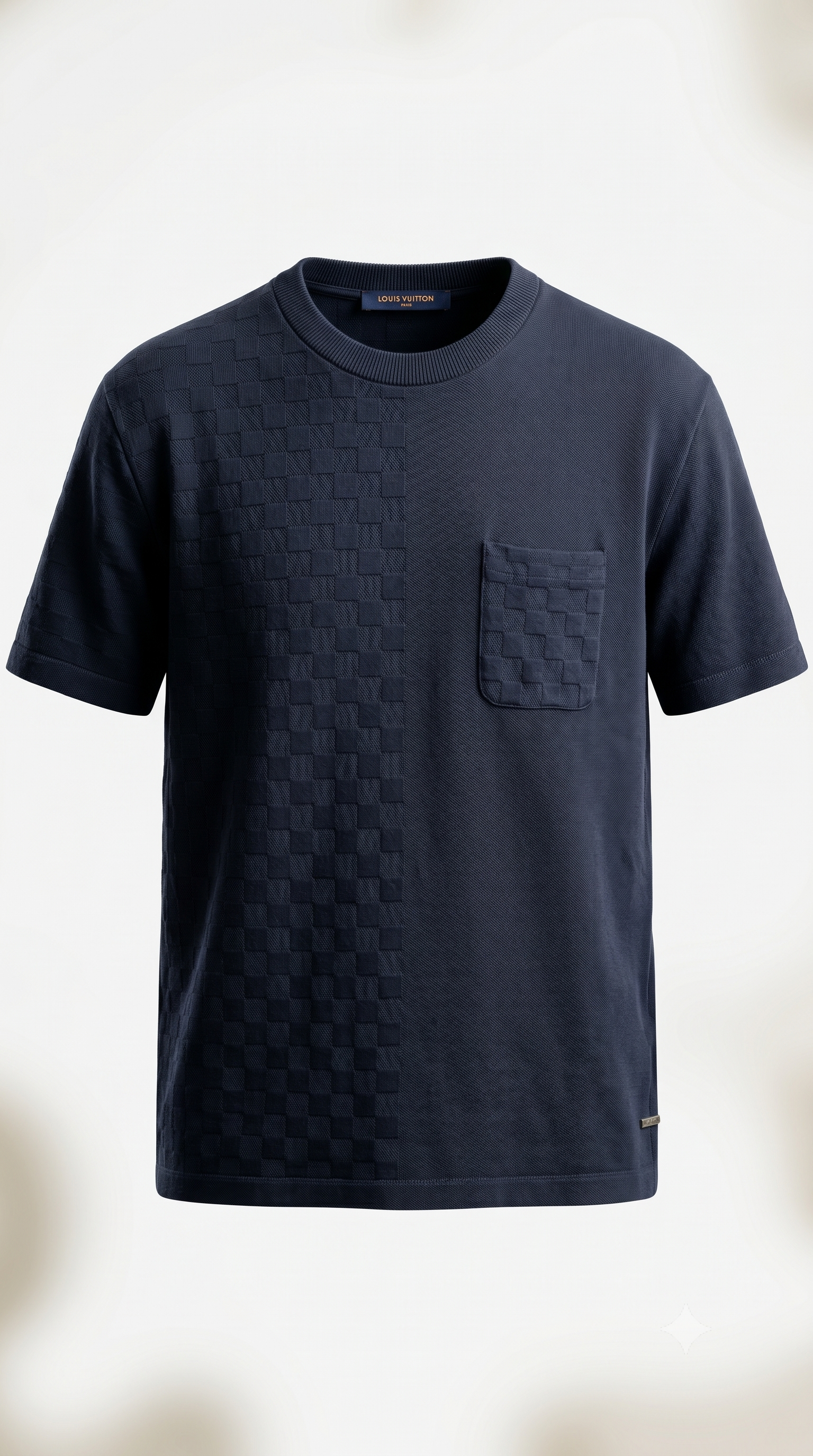 Louis Vuitton Cotton Half Damier Pocket T-Shirt 