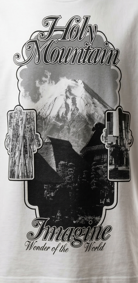 Louis Vuitton Holy Mountain Printed White T-Shirt (Pre-Loved)