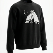 Rare Louis Vuitton Black Owl Logo Sweatshirt 