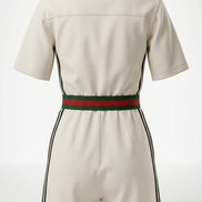 Gucci x adidas Short Jumpsuit White 