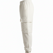 Rare Louis Vuitton White Cotton Cargo Joggers Fits (Pre-Loved)