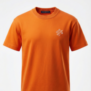 Rare Louis Vuitton Rare Orange Signature T-Shirt 