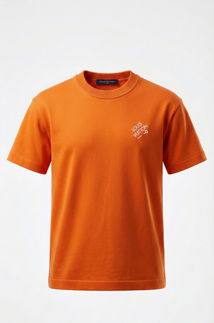 Rare Louis Vuitton Rare Orange Signature T-Shirt "Unworn"