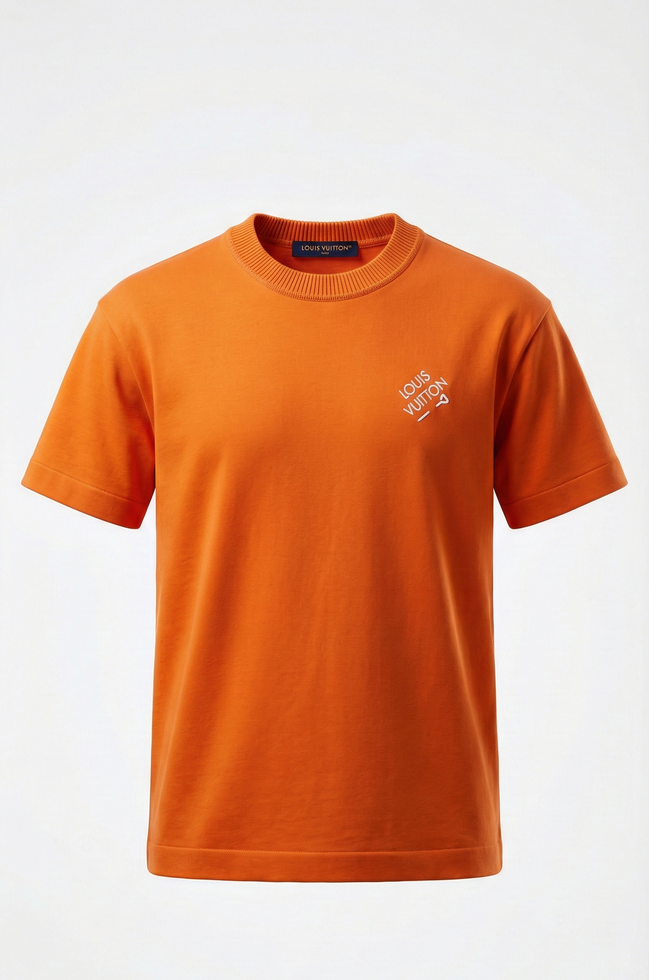 Rare Louis Vuitton Rare Orange Signature T-Shirt "Unworn"