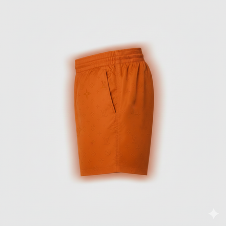 Louis Vuitton Orange Swim Shorts Size XL “Never Owned”