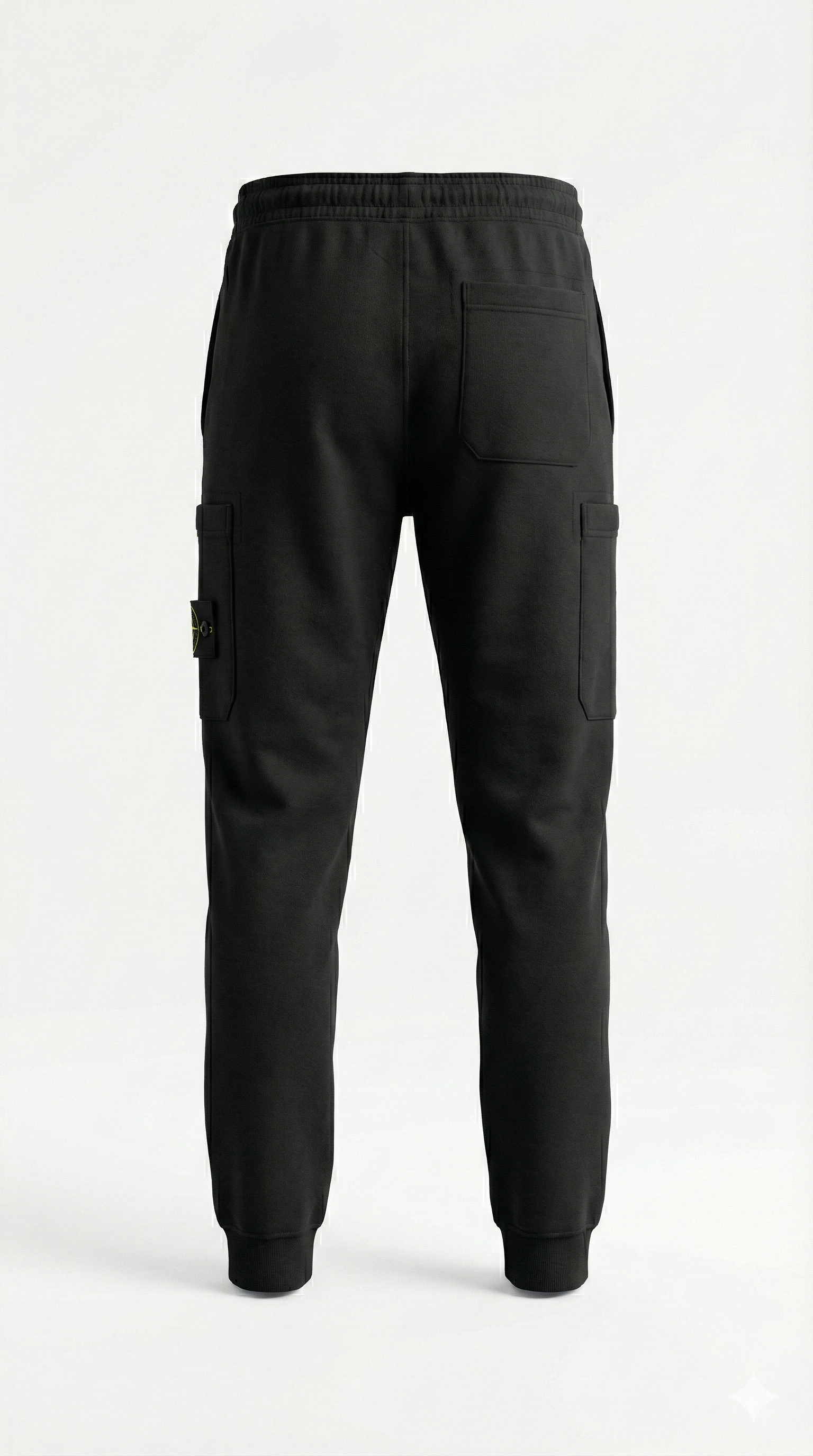Black Stone Island Zip Hoodie & Joggers Set (Pre-Loved)