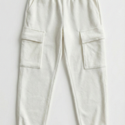 Rare Louis Vuitton White Cotton Cargo Joggers Fits (Pre-Loved)