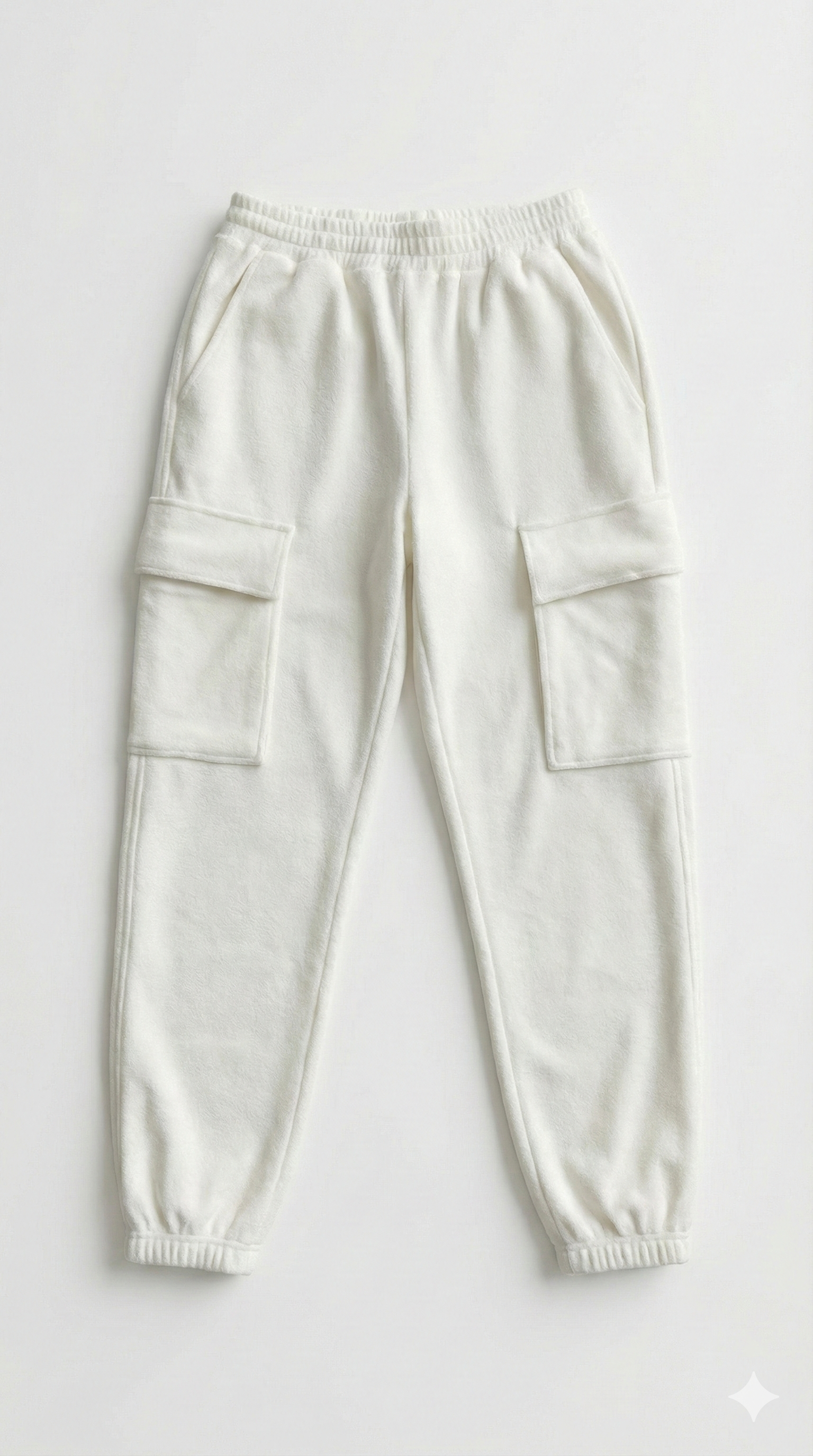 Rare Louis Vuitton White Cotton Cargo Joggers Fits (Pre-Loved)
