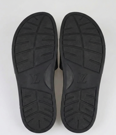 Super Rare Louis Vuitton Split Sliders (Pre-Loved)