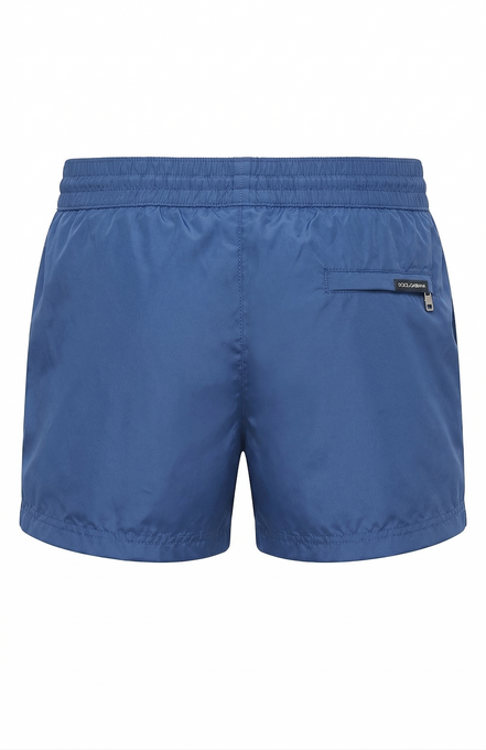 Dolce & Gabbana Milano Crown Logo Blue Swim Shorts (Pre-Loved)