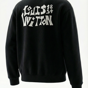 Rare Louis Vuitton Black Owl Logo Sweatshirt 