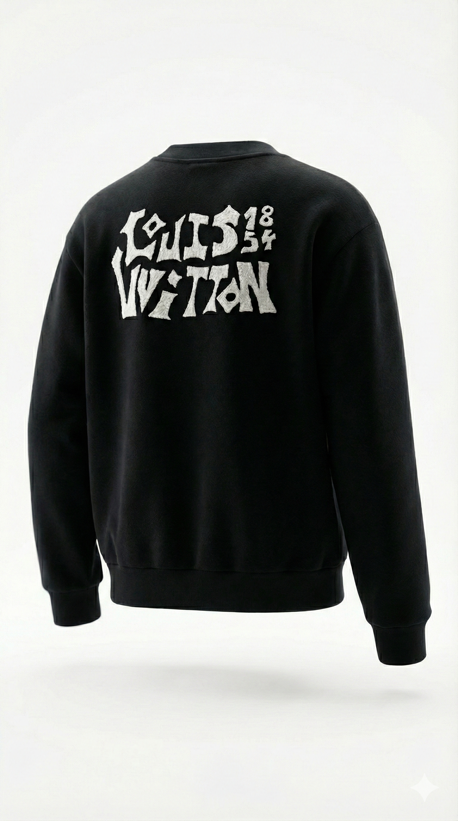 Rare Louis Vuitton Black Owl Logo Sweatshirt 