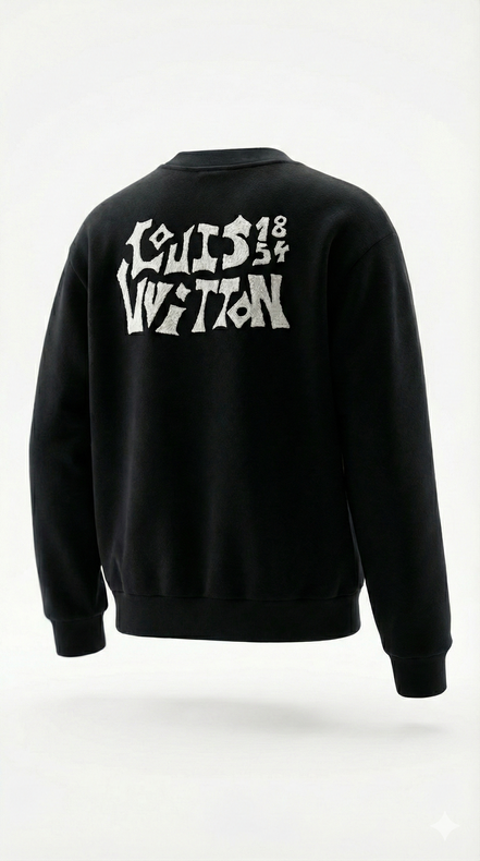 Rare Louis Vuitton Black Owl Logo Sweatshirt "Unworn"