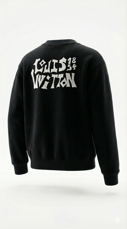 Rare Louis Vuitton Black Owl Logo Sweatshirt "Unworn"