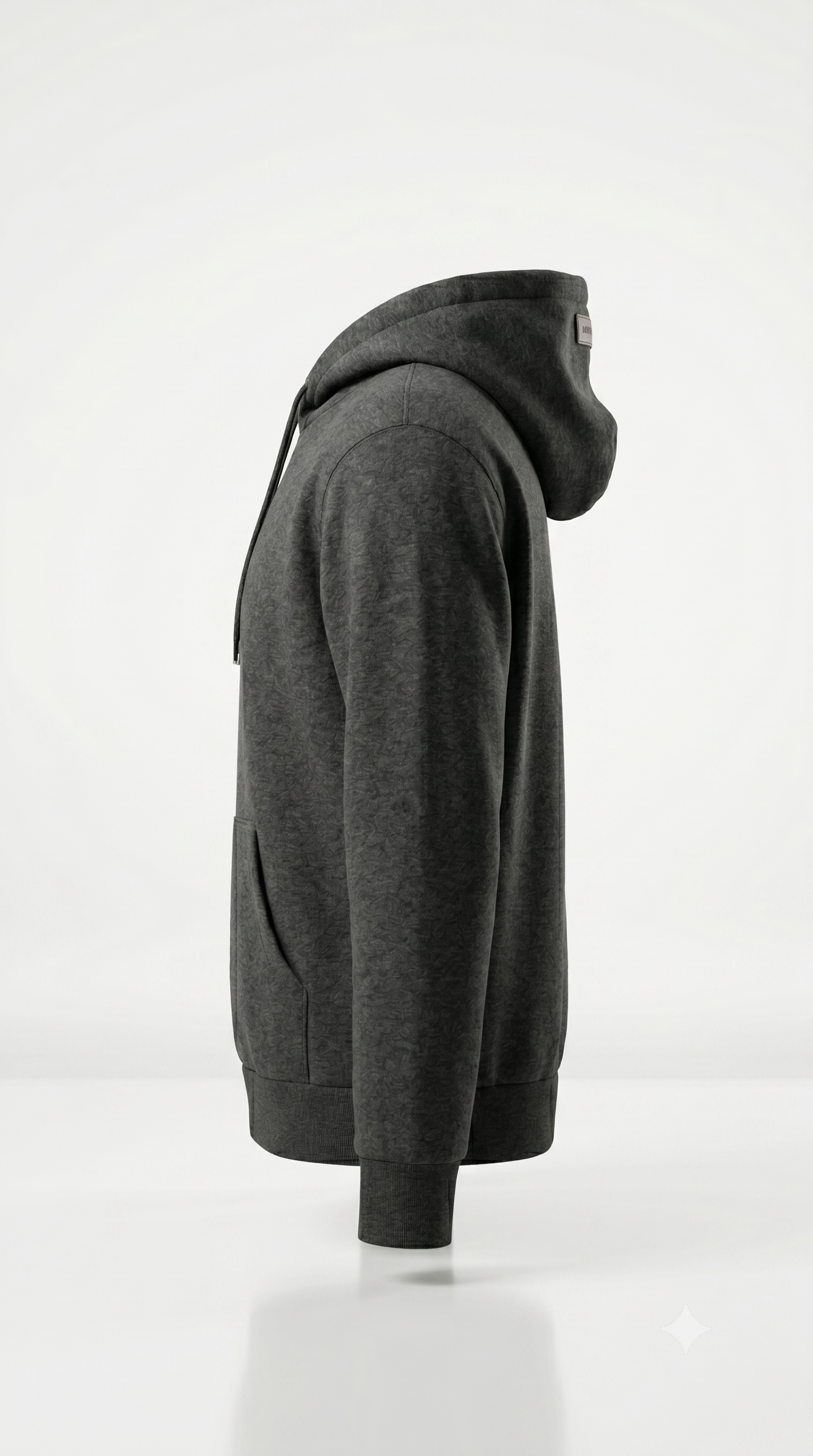 Louis Vuitton Graphic Logo Hoodie Dark Grey 
