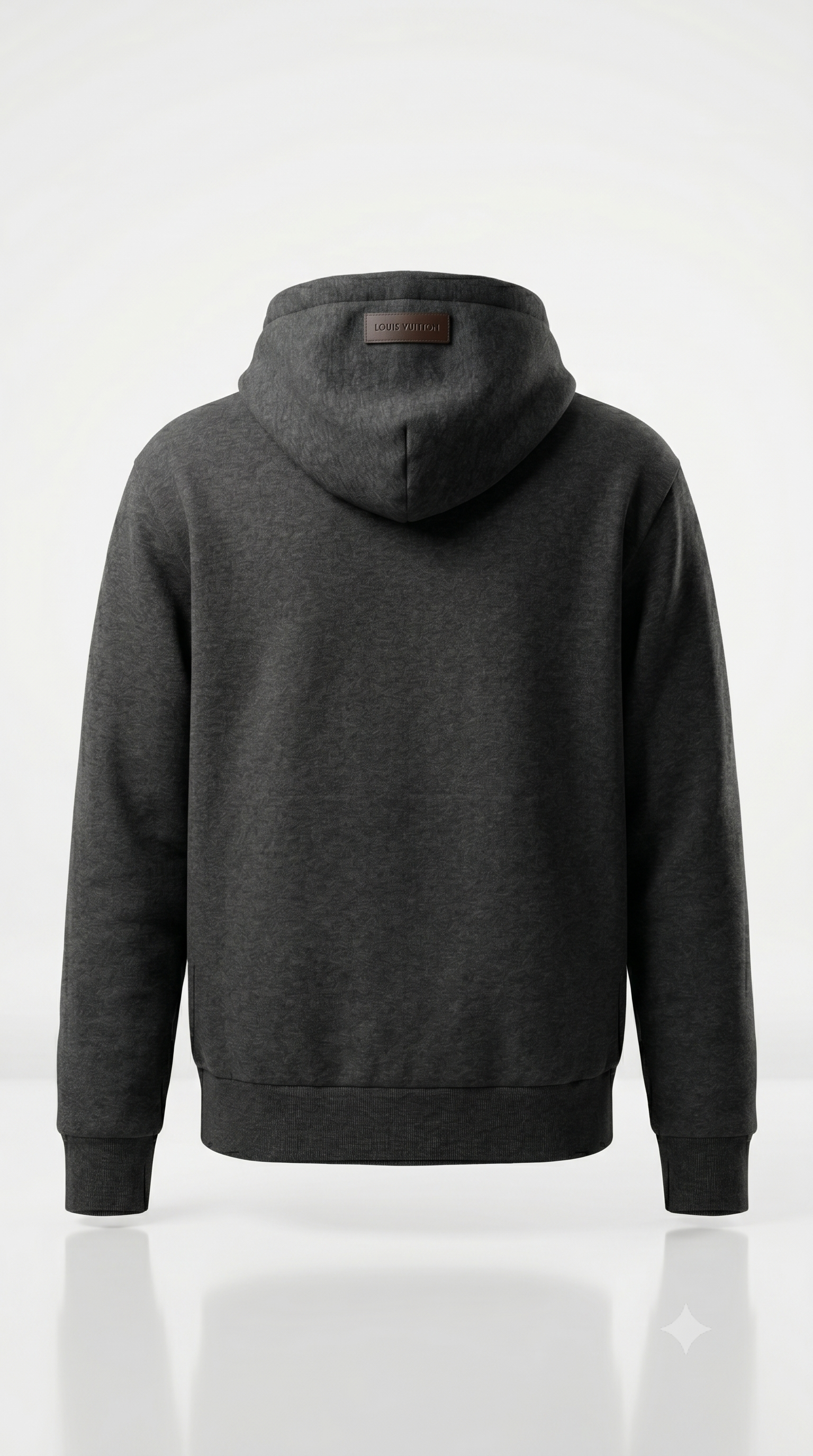 Louis Vuitton Graphic Logo Hoodie Dark Grey 