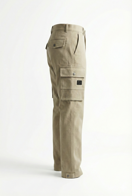 Dior Beige Cotton Cargo Trousers (Pre-Loved)