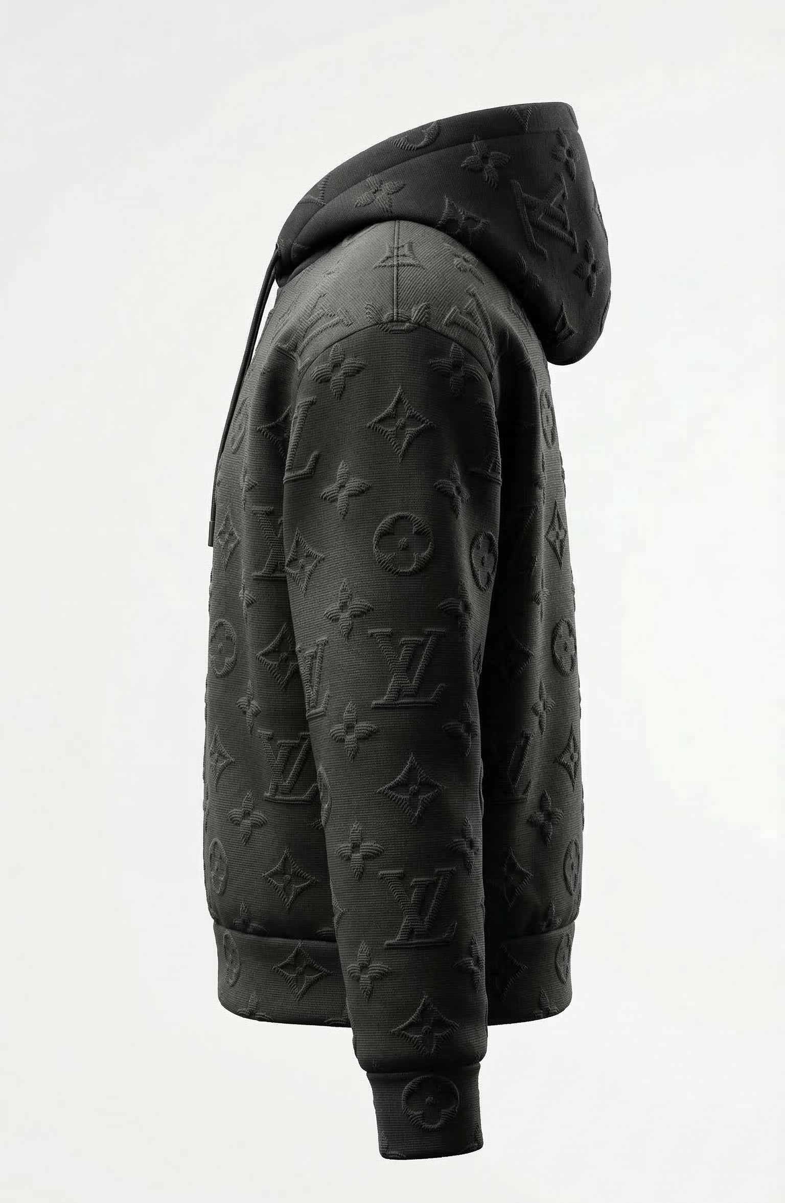Louis Vuitton 2054 Black 3D Monogram Hoodie 