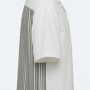 Prada Polka Dot & Striped Short-Sleeved Shirt 