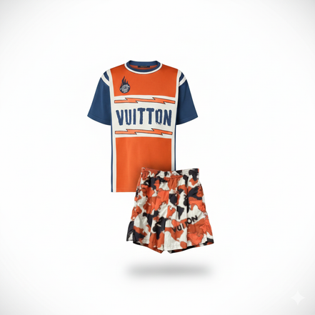 Rare Louis Vuitton Orange Set Size XL “Never Owned”