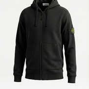 Black Stone Island Zip Hoodie & Joggers Set (Pre-Loved)