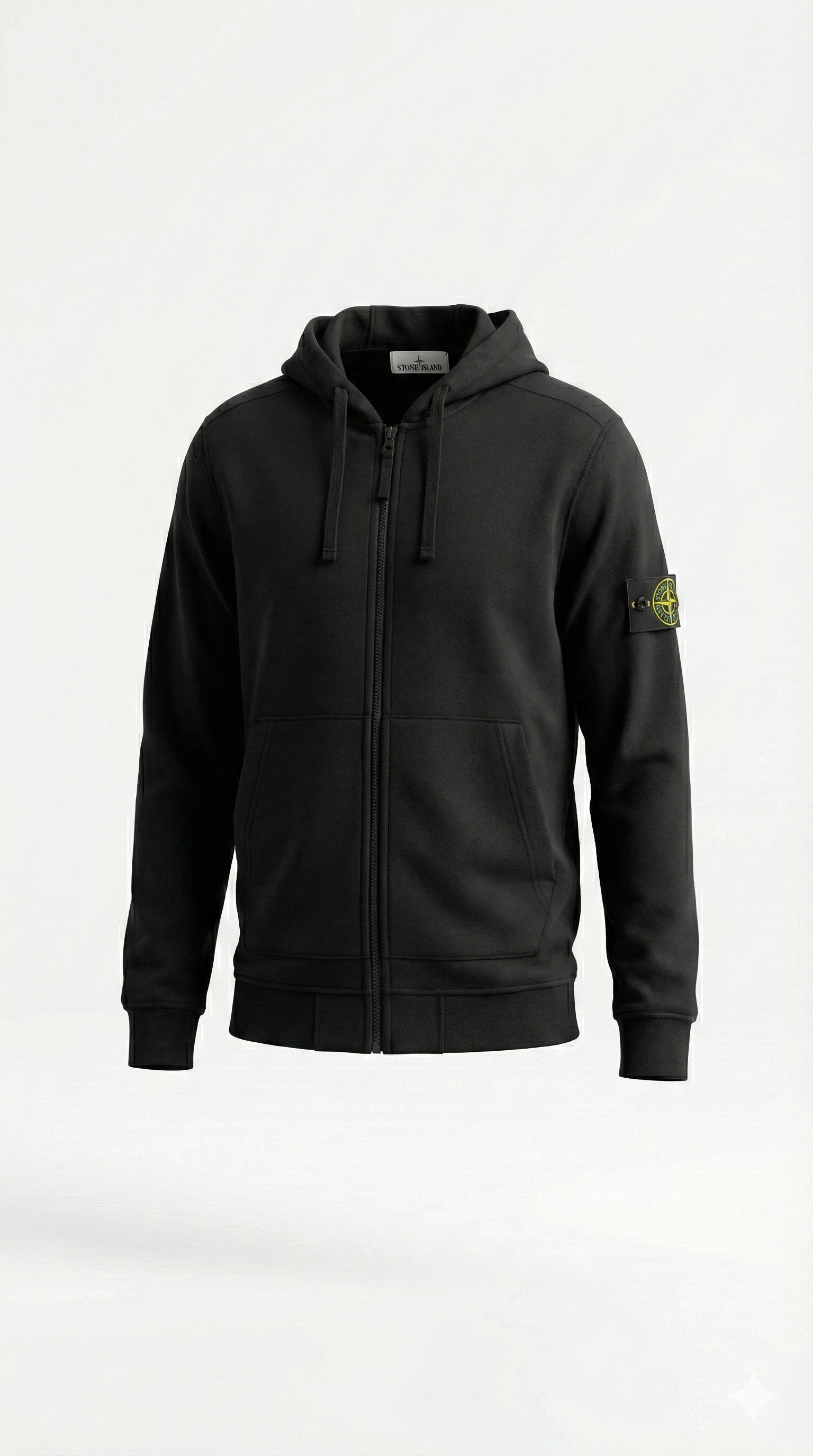 Black Stone Island Zip Hoodie & Joggers Set (Pre-Loved)