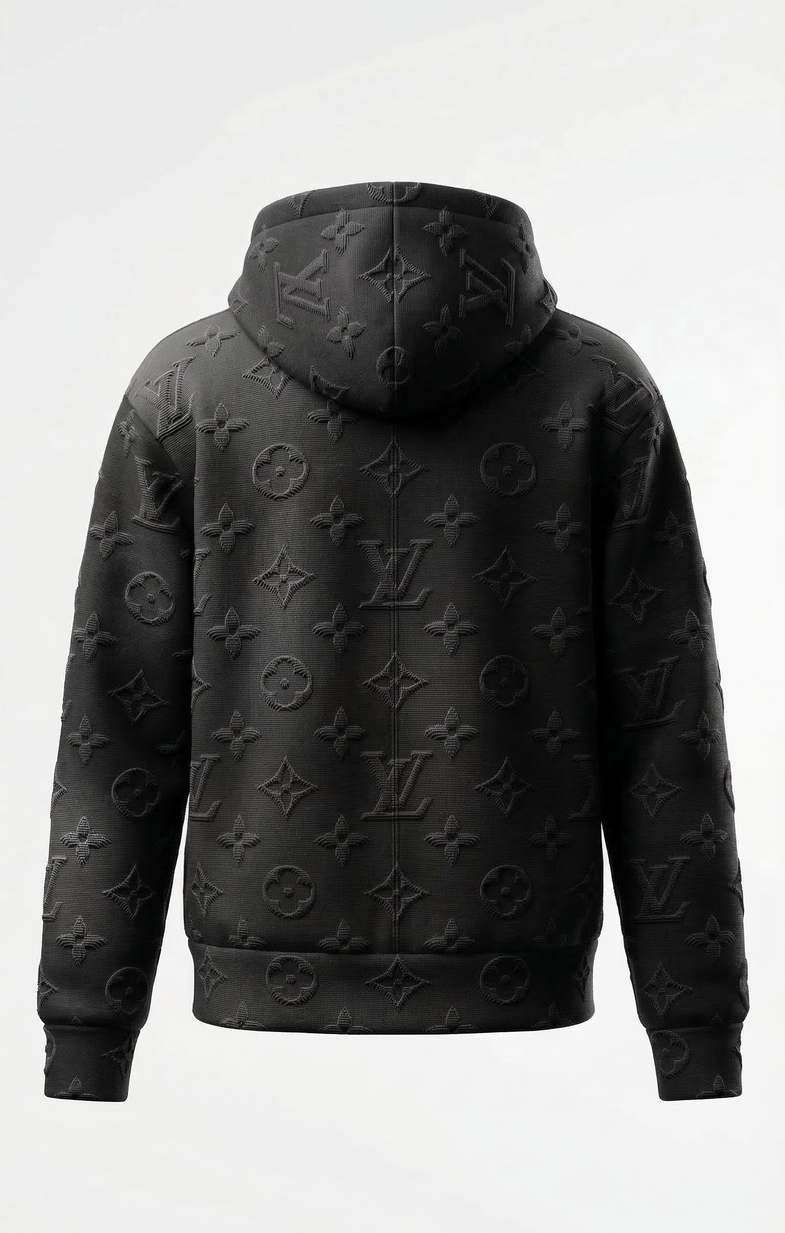 Louis Vuitton 2054 Black 3D Monogram Hoodie 