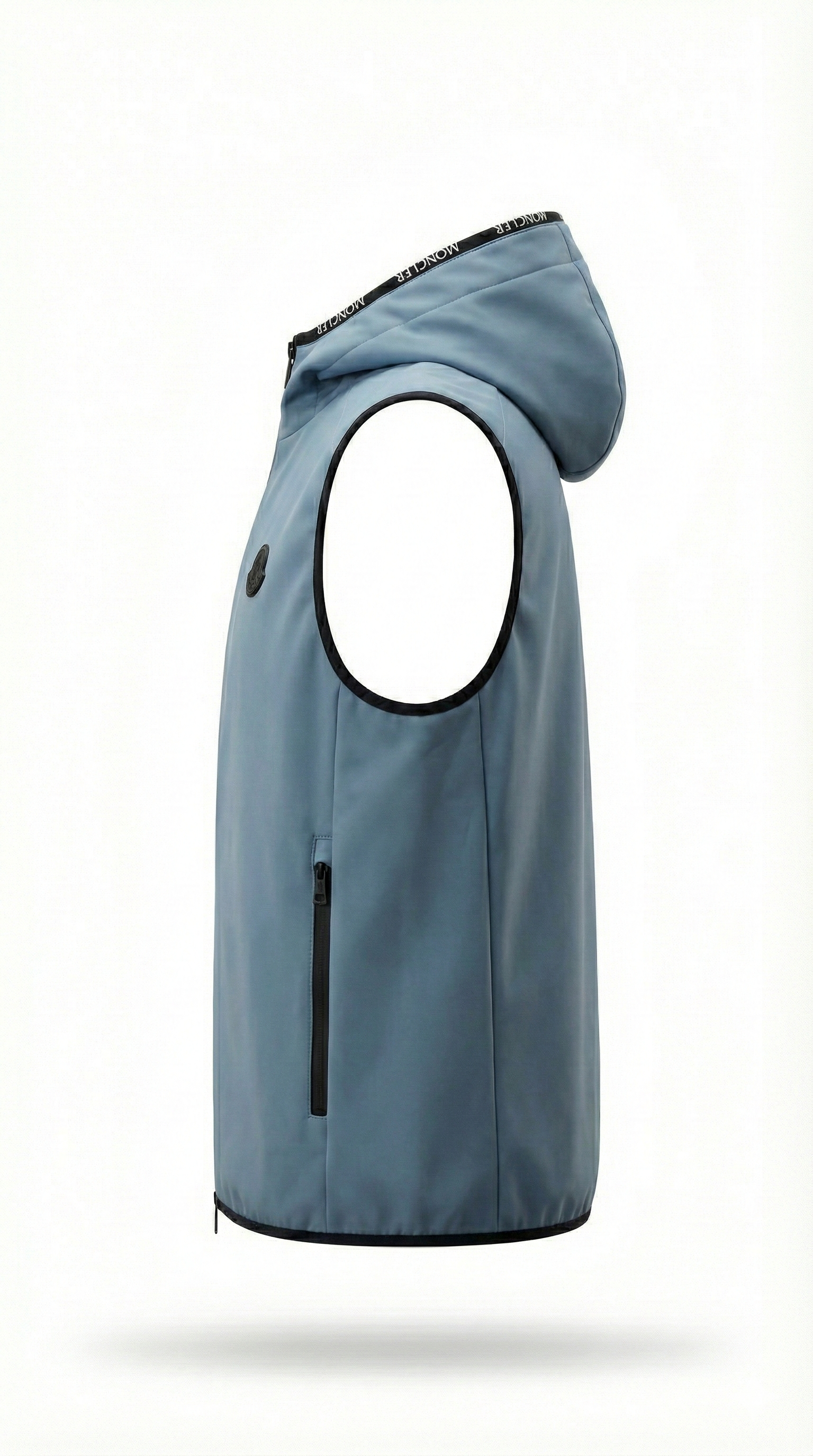 Moncler Allier Soft Shell Gilet Black 