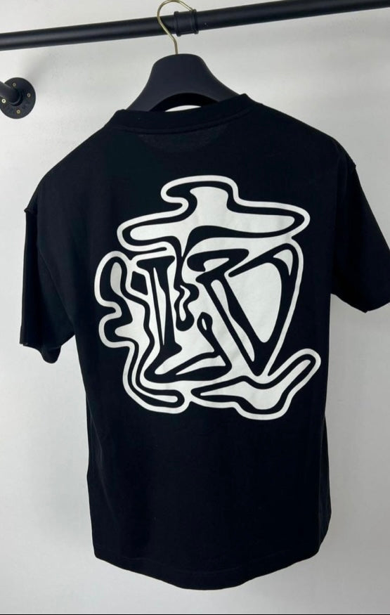 Louis Vuitton Graffiti Logo T-Shirt Size S 