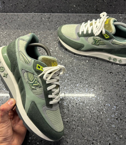 Louis Vuitton Run Away Trainer Green Size 7 "Never-Owned"