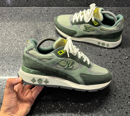 Louis Vuitton Run Away Trainer Green Size 7 "Never-Owned"