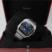 Cartier Santos Large Blue Dial –  WSSA0071 (2025) 