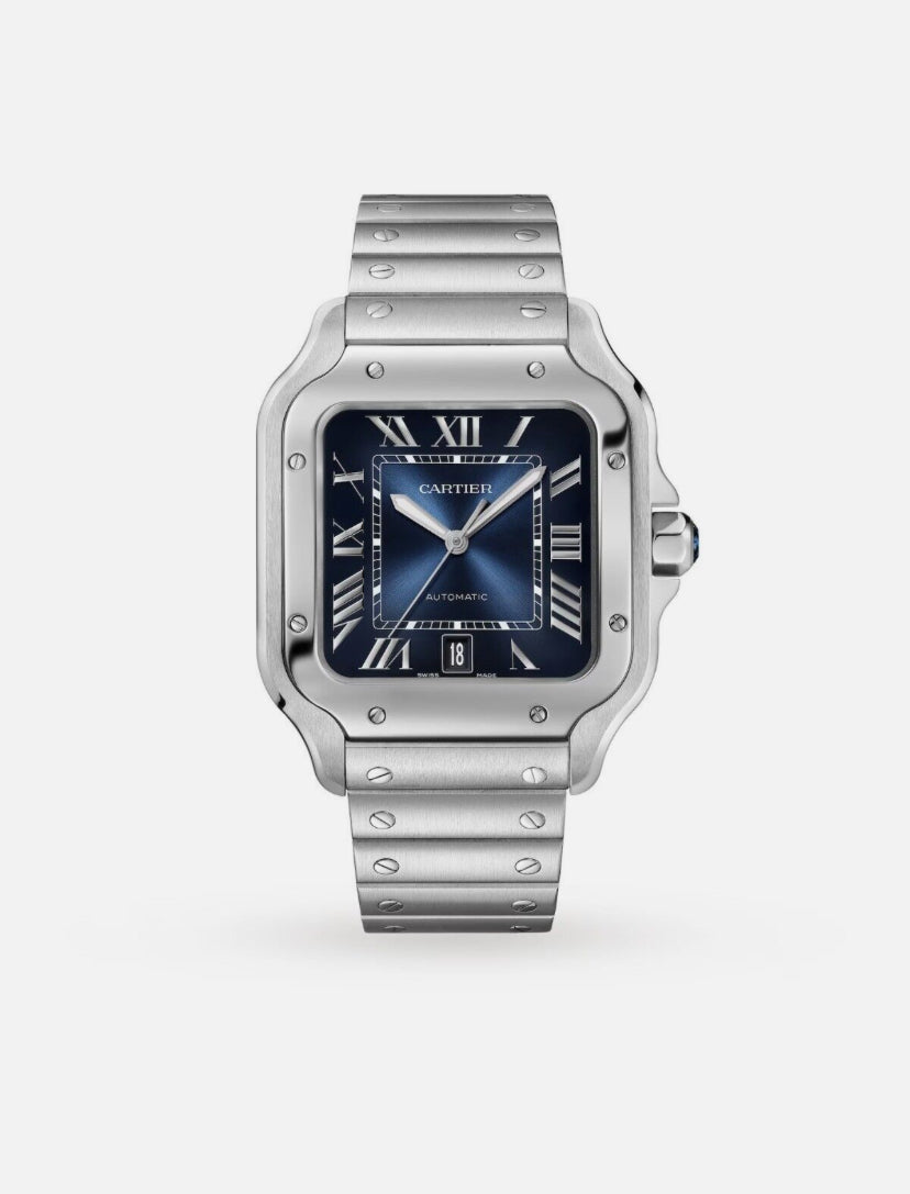 Cartier Santos Large Blue Dial –  WSSA0071 (2025) 