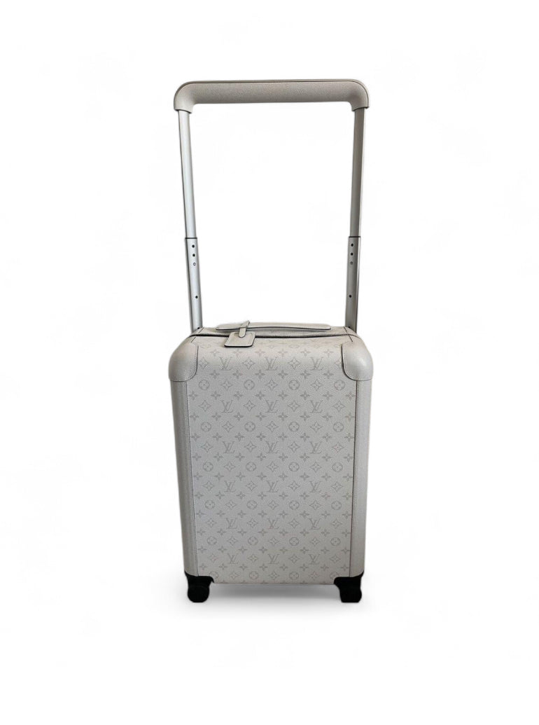 Louis Vuitton horizon 55 suitcase white 