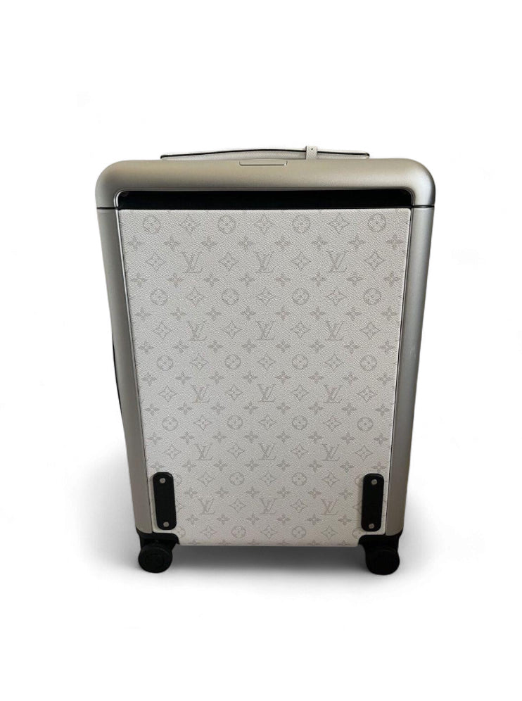 Louis Vuitton horizon 55 suitcase white 