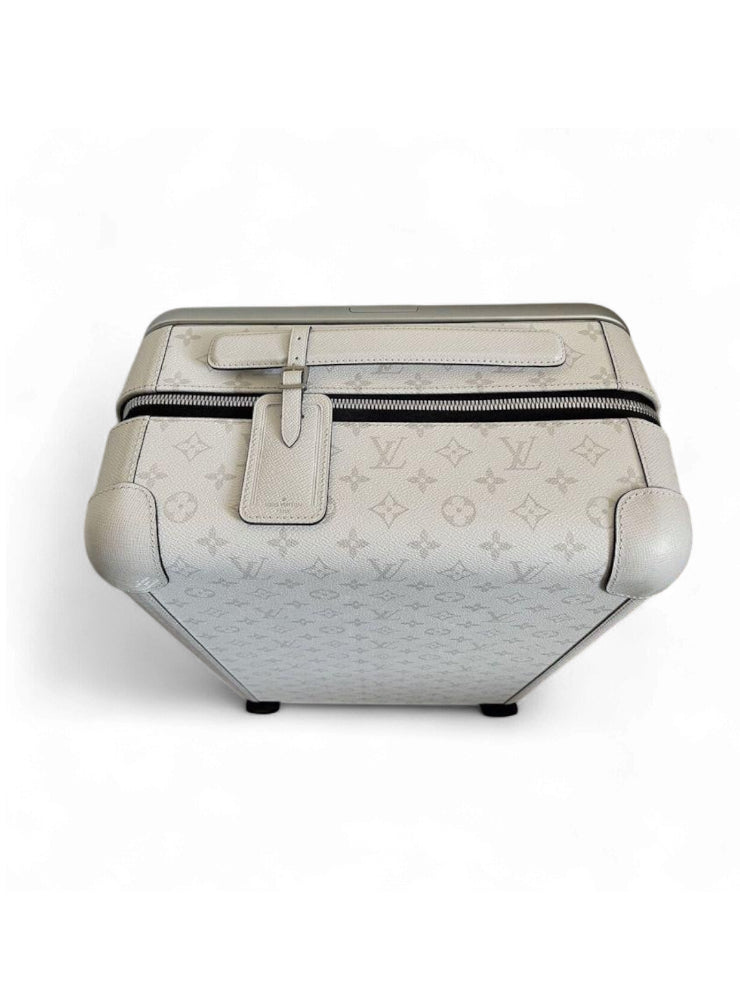 Louis Vuitton horizon 55 suitcase white 