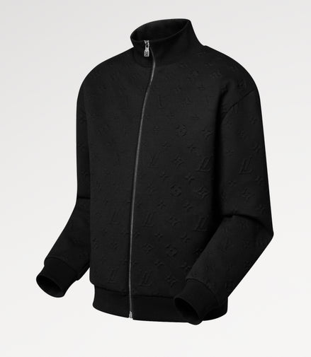 Louis Vuitton Track Jacket Size S Black "Pre-Loved"