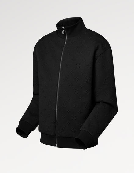 Louis Vuitton Track Jacket Size S Black "Pre-Loved"